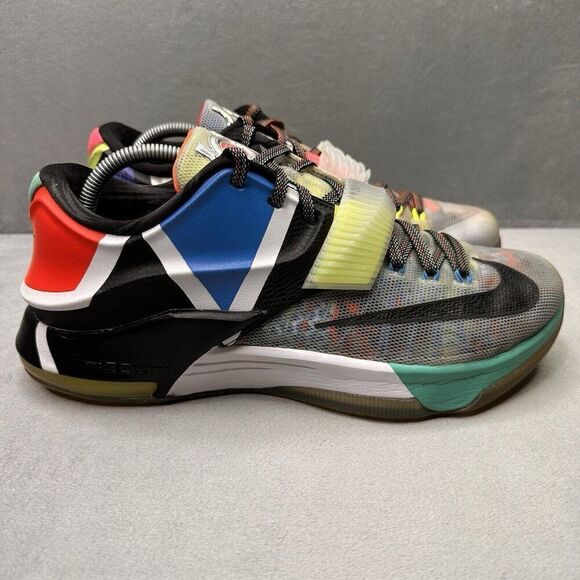 Mens Size 10 Nike KD 7 VII 'What The KD' Basketball Shoes Multicolor 2015 - Picture 1 of 8